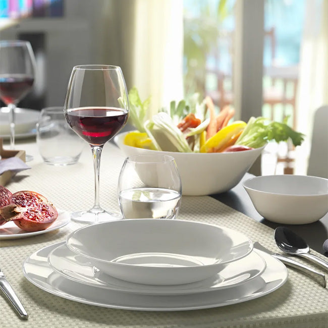 Bormioli Rocco White Moon Dinner Set, 18pc