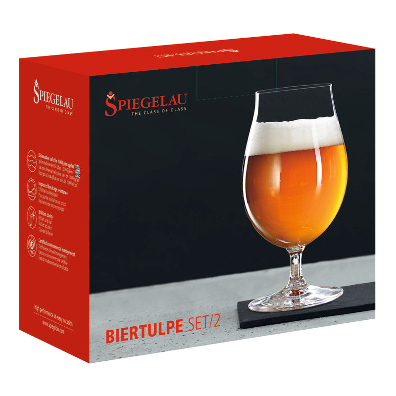 Spiegelau Beer Classics Tulip Beer Glasses, Set of 4
