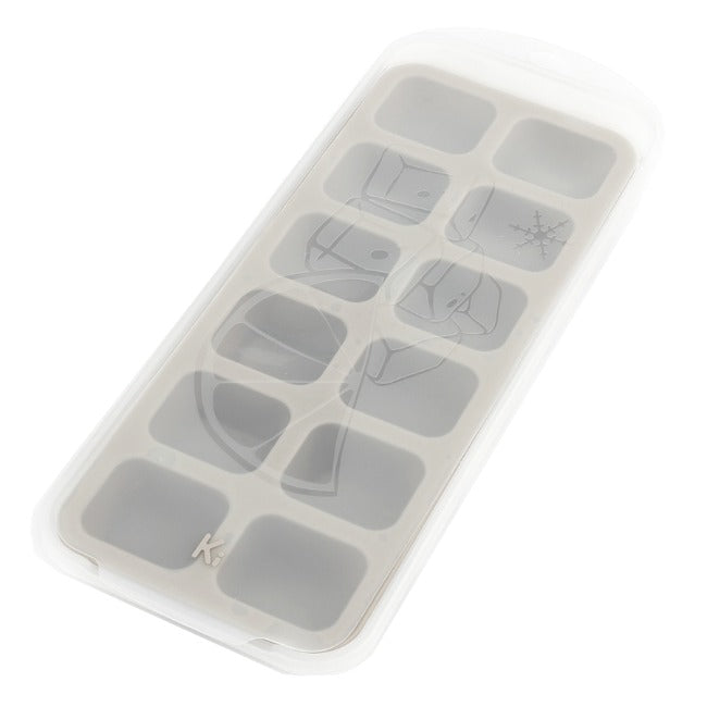 Kitchen Inspire Silicone Ice Cube Tray With Lid