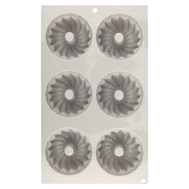 Kitchen Inspire Silicone 6 Cup Crown Muffin Pan
