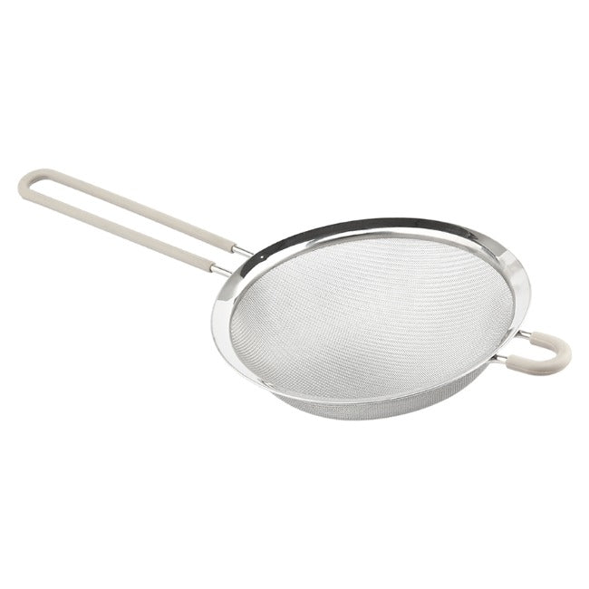 Kitchen Inspire Stainless Steel Sieve With Silicone Grip, 18cm