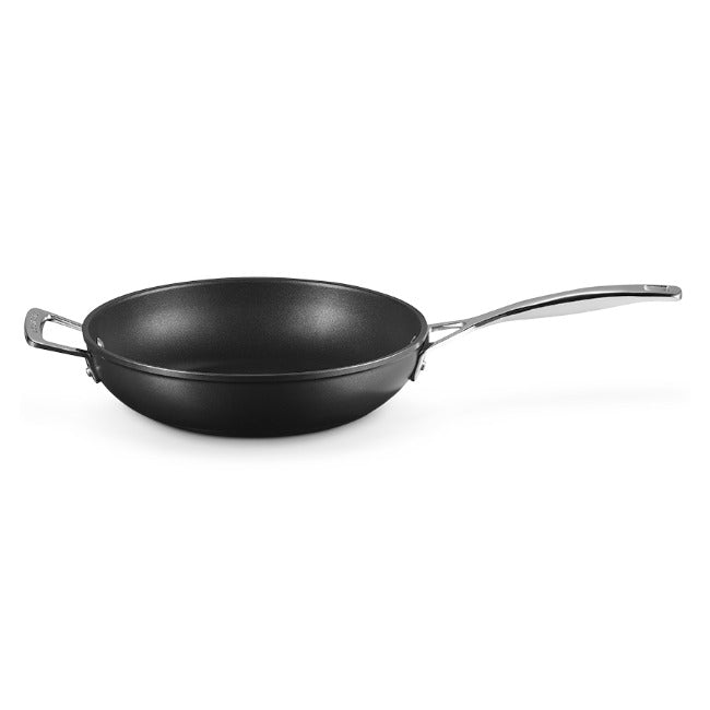 Le Creuset Toughened Non-Stick Deep Frying Pan With Helper Handle, 26cm