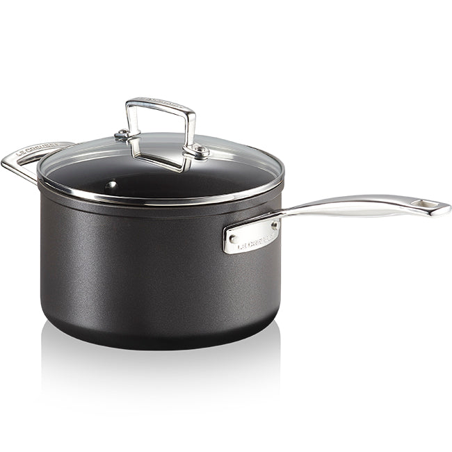 Le Creuset Toughened Non-Stick Saucepan With Glass Lid