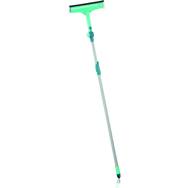 Leifheit Click System 3-In-1 Window Cleaner With Telescopic Handle