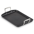 Le Creuset Toughened Non-Stick Ribbed Rectangular Grill, 35cm