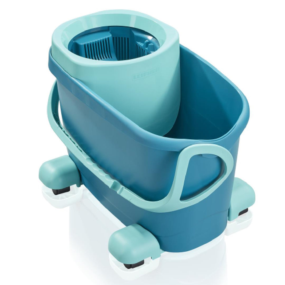 Leifheit Clean Twist Disc Ergo Mop And Bucket Set On Wheels