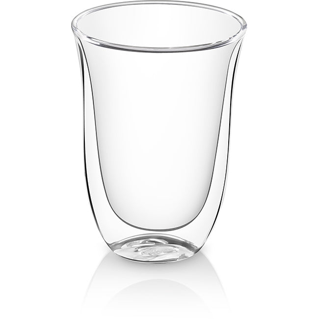 DeLonghi Double Walled Thermo Latte Macchiato Glasses, Set of 2