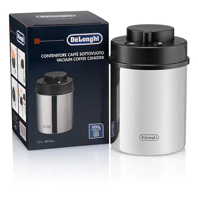 DeLonghi Vacuum Sealed Coffee Storage Canister, 500g