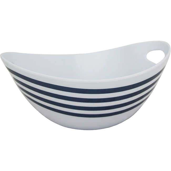 Home Classix Melamine Oval Salad Bowl, Nautical, 28cm
