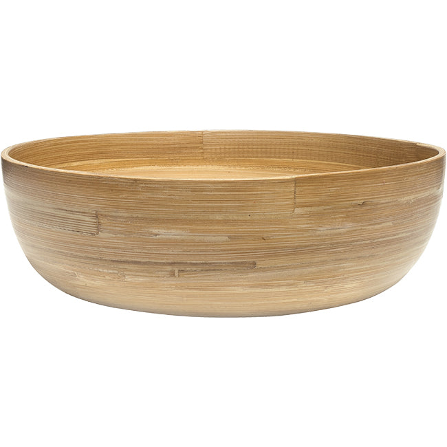 Ibili Natural Bamboo Serving Bowl, 25cm