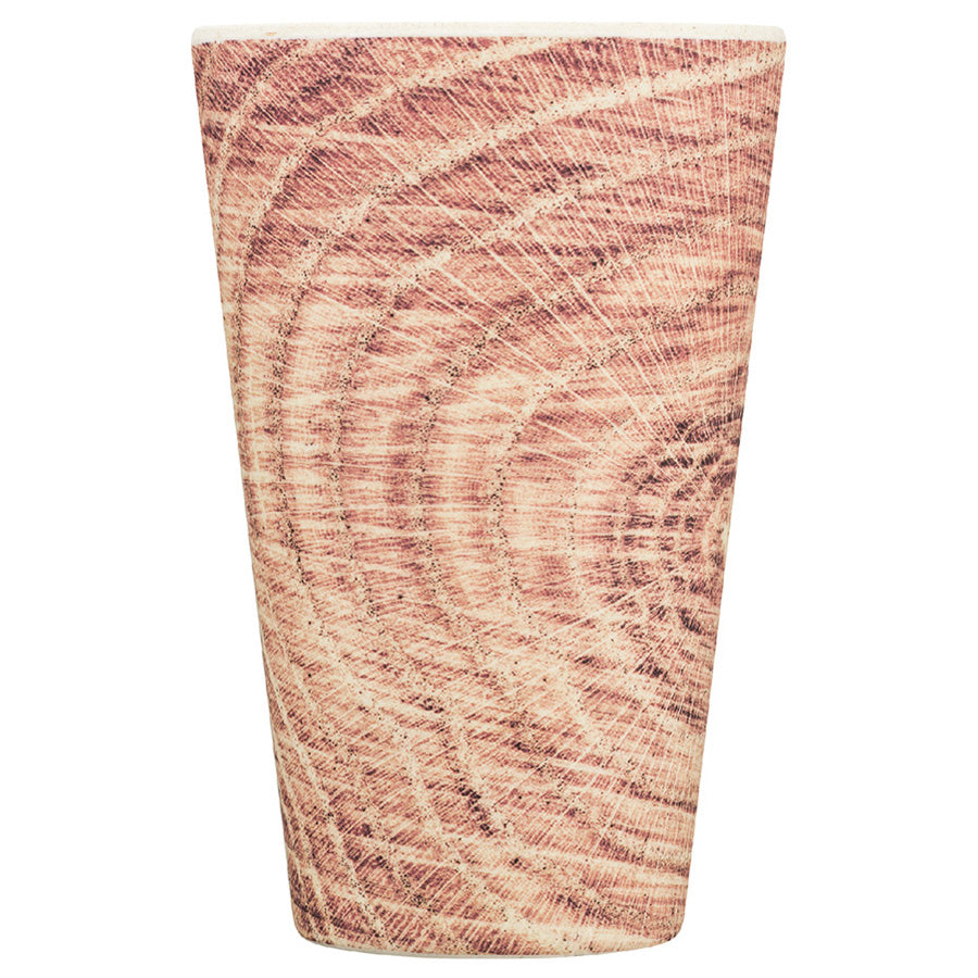 Ecoffee Cup Patterns Natural Fibre Reusable Coffee Cup, 400ml