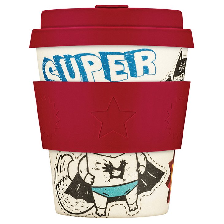 Ecoffee Cup BooCup Natural Fibre Reusable Coffee Cup, 250ml