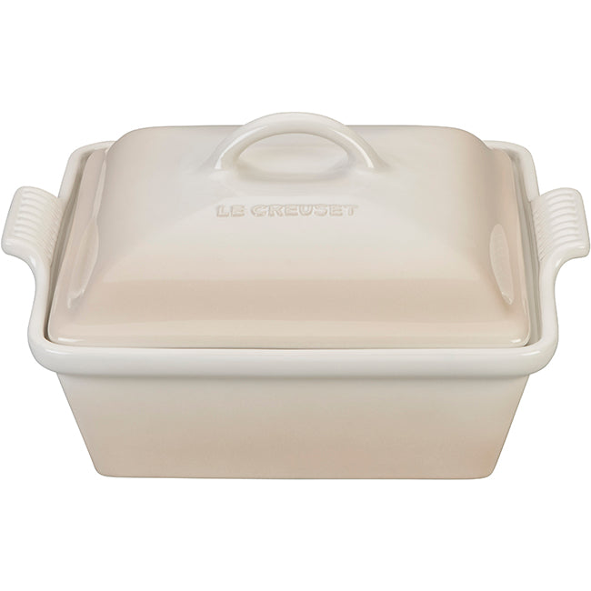 Le Creuset Heritage 23cm Square Dish With Lid, 2.4L