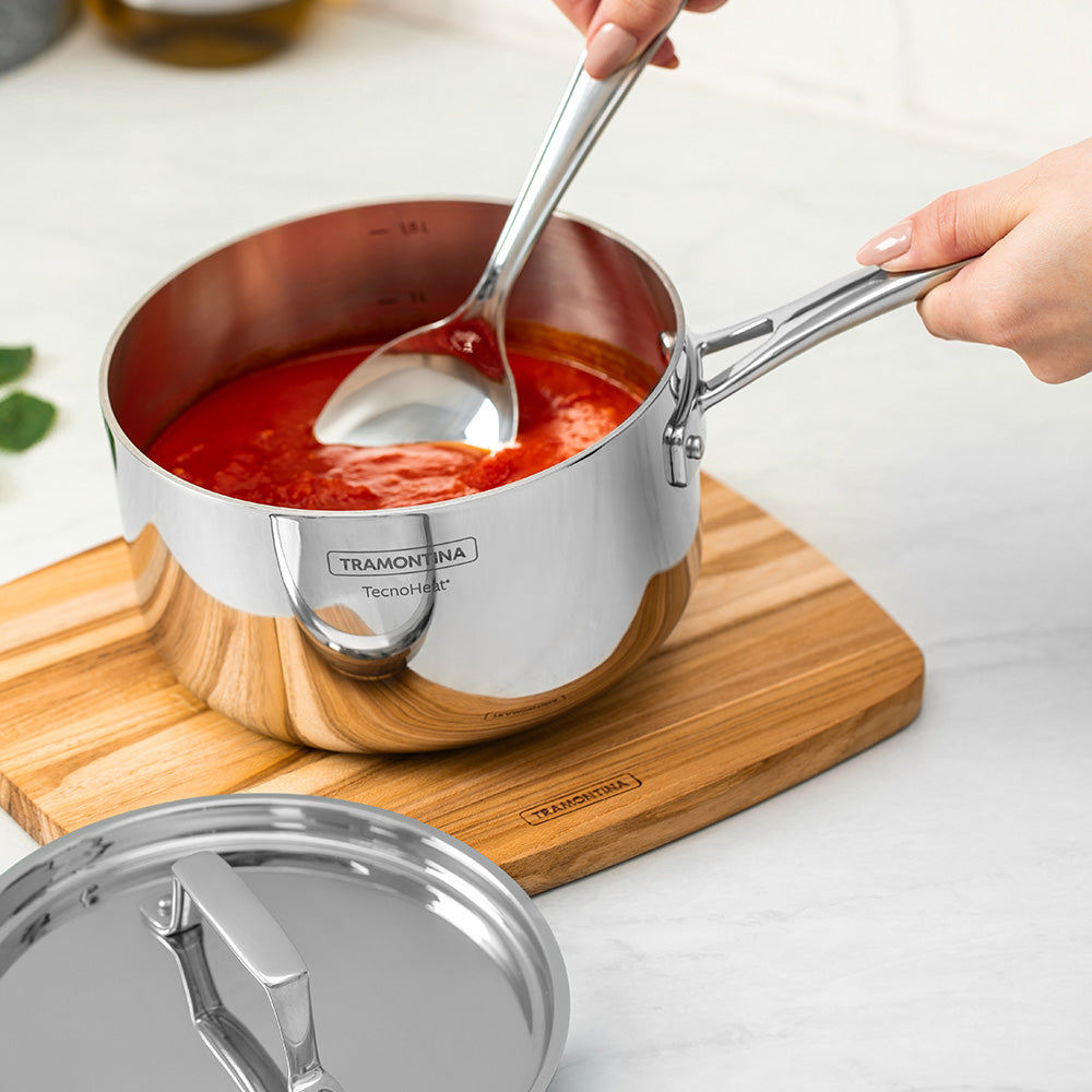 Tramontina Grano Stainless Steel Saucepan with Lid,