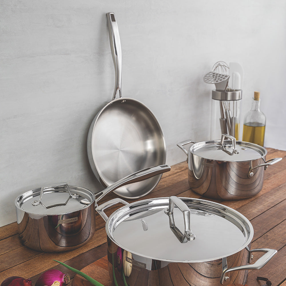 Tramontina Grano Stainless Steel Saucepan with Lid,