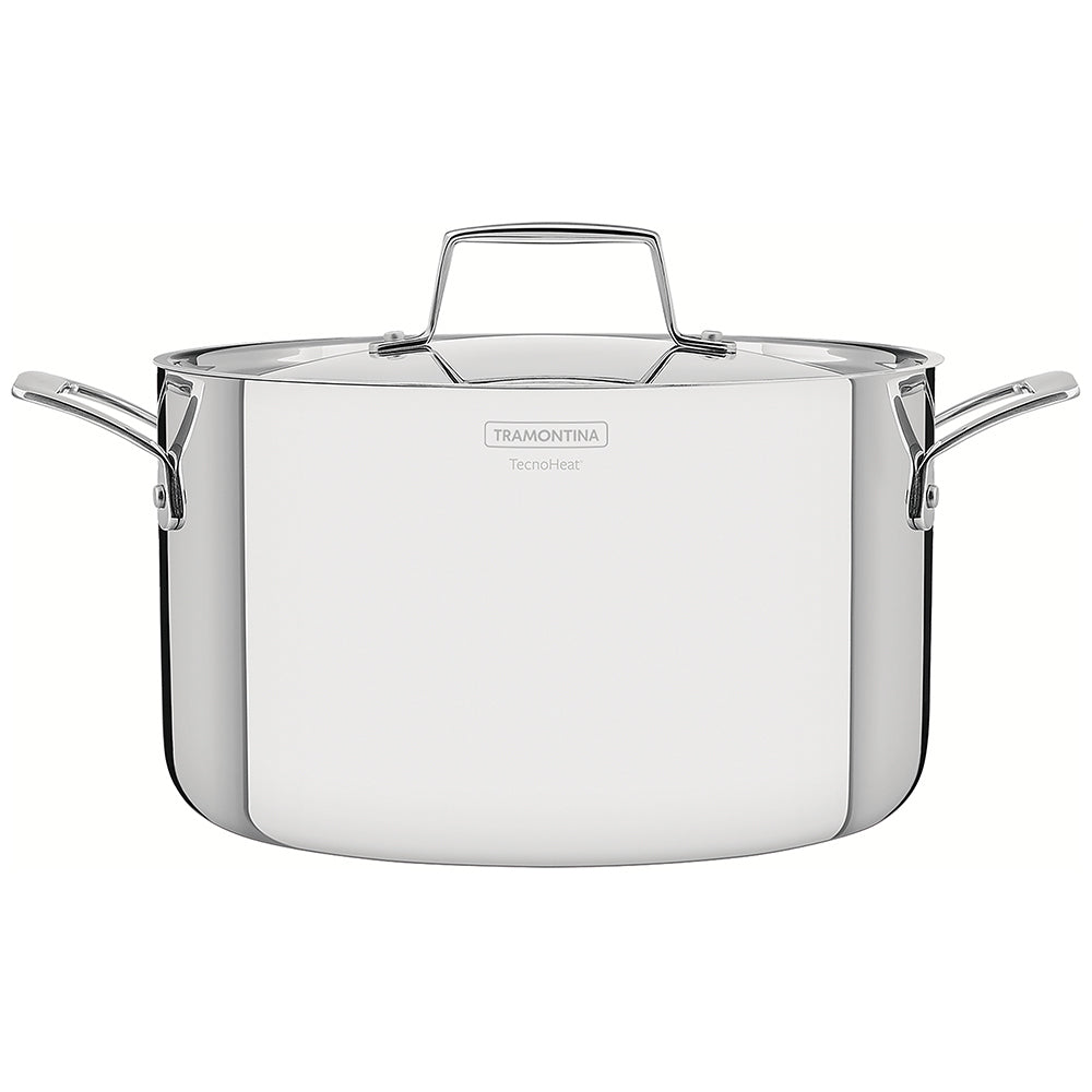 Tramontina Grano Stainless Steel Deep Casserole Pot with Lid
