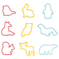 Tescoma Animal Cookie Cutters, Set of 9