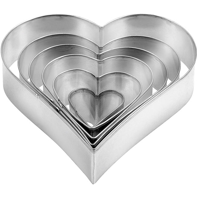 Tescoma Delicia Heart Cookie Cutters, Set Of 6
