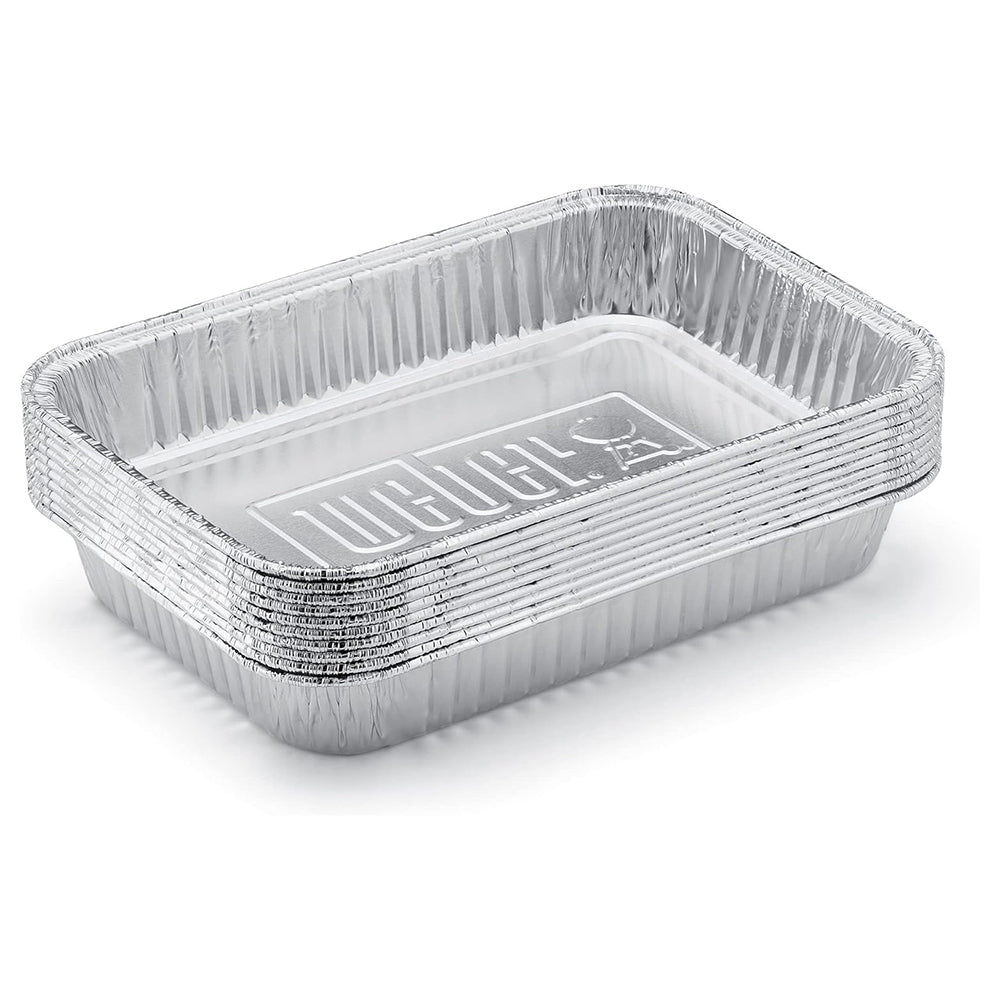 Weber Large Drip Pans, Set of 10