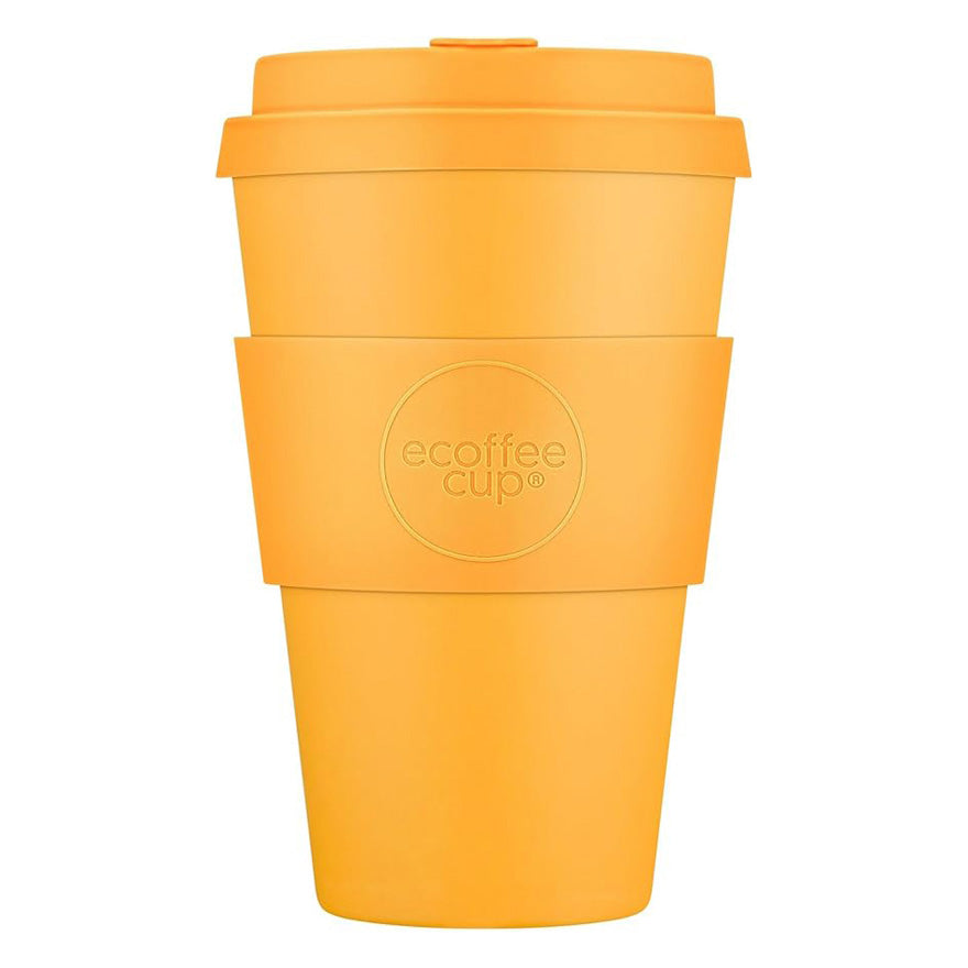 Ecoffee Cup Colours Natural Fibre Reusable Coffee Cup, 400ml
