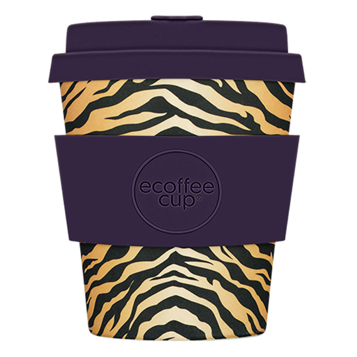 Ecoffee Cup Patterns Natural Fibre Reusable Coffee Cup, 250ml