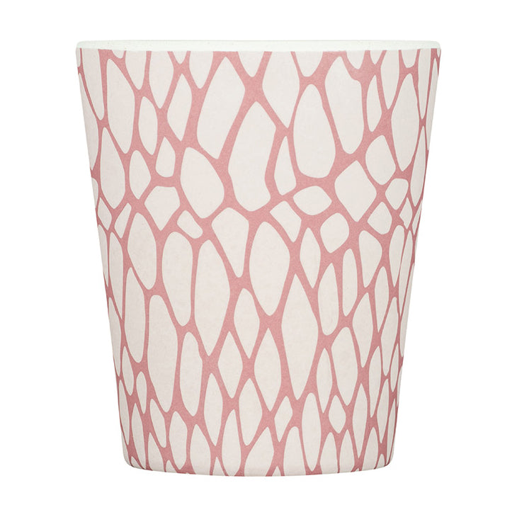 Ecoffee Cup Patterns Natural Fibre Reusable Coffee Cup, 250ml