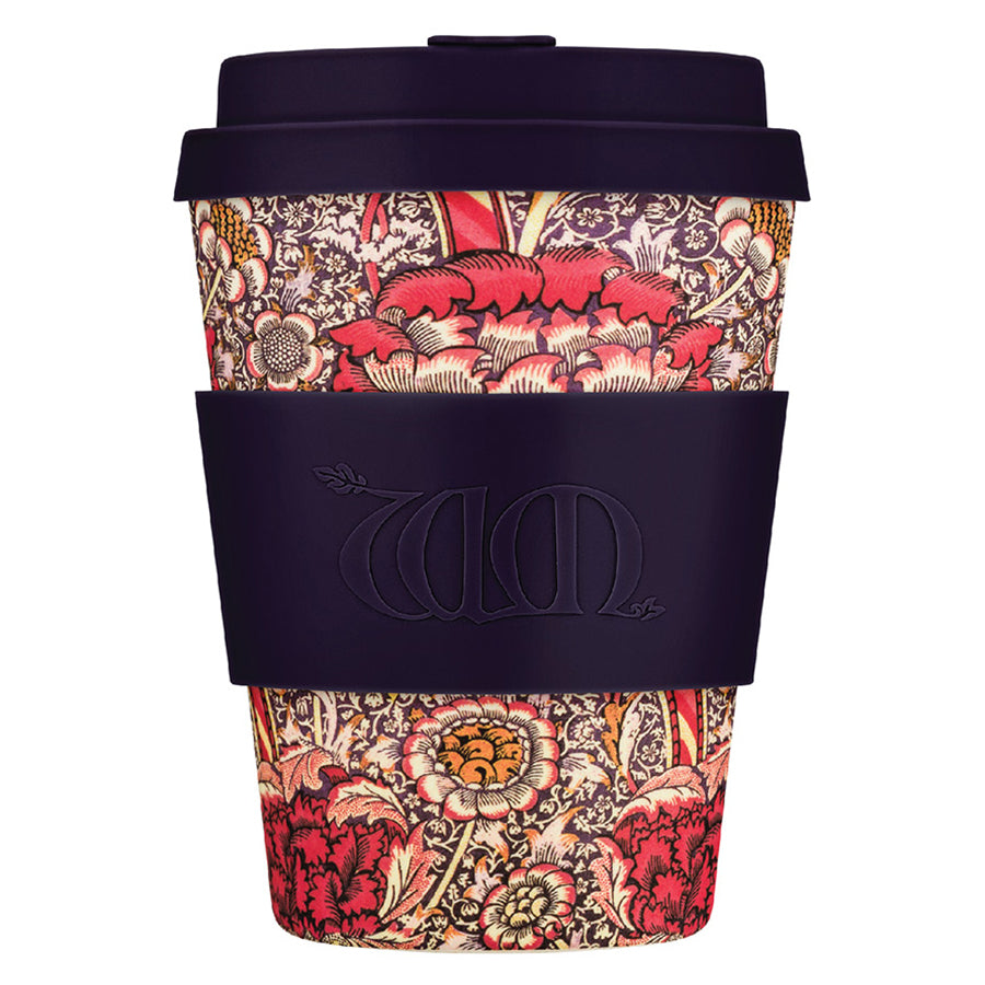 Ecoffee Cup William Morris Natural Fibre Reusable Coffee Cup, 350ml