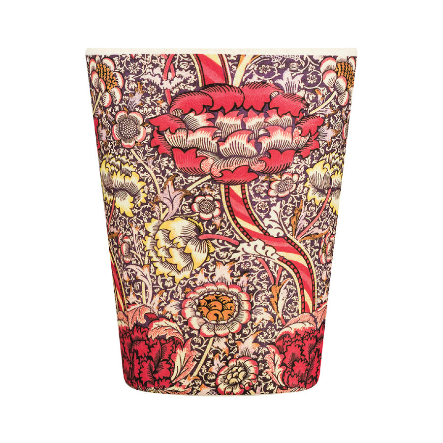 Ecoffee Cup William Morris Natural Fibre Reusable Coffee Cup, 350ml