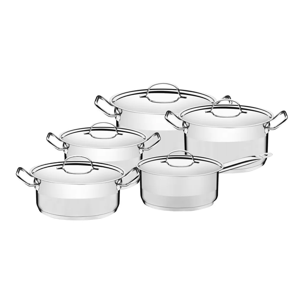 Tramontina Professional Stainless Steel Cookware Set, 10pc