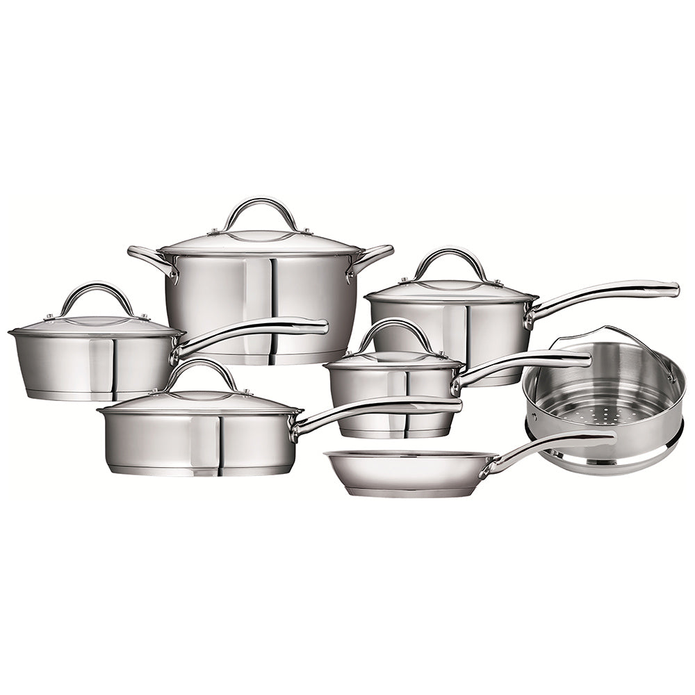 Tramontina Opus Gourmet Stainless Steel Cookware Set, 12pc