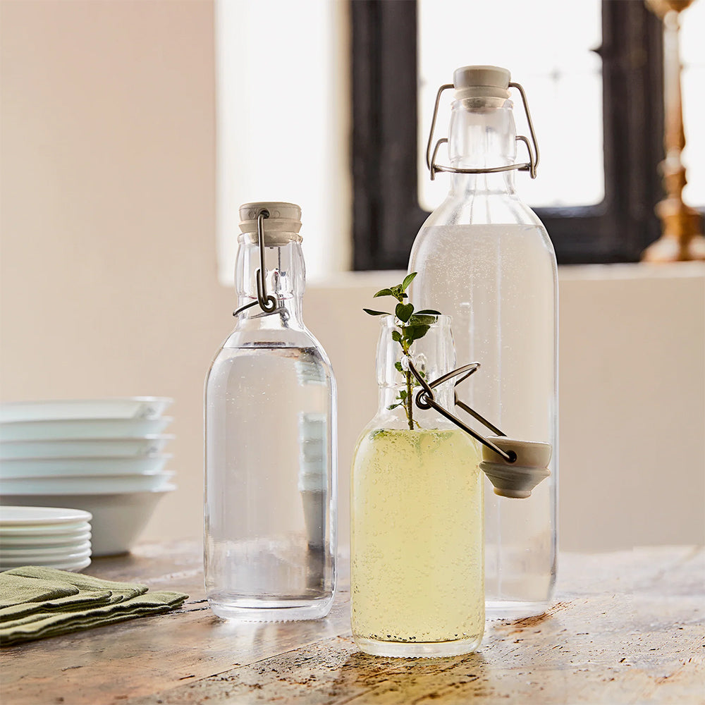 Bormioli Rocco Emilia Bottle With Swing-Top Stopper Lid