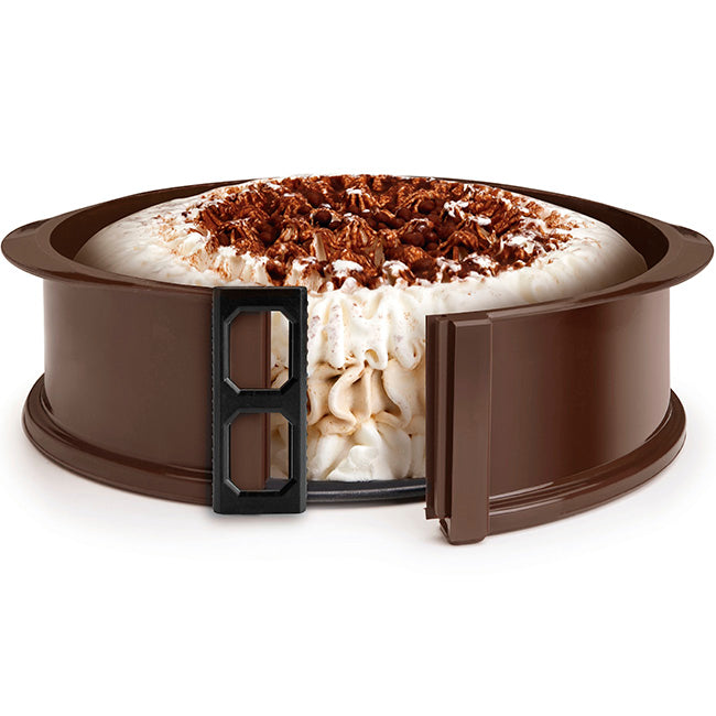 Lacor Non-Stick Detachable Silicone Round Cake Mould With Glass Base