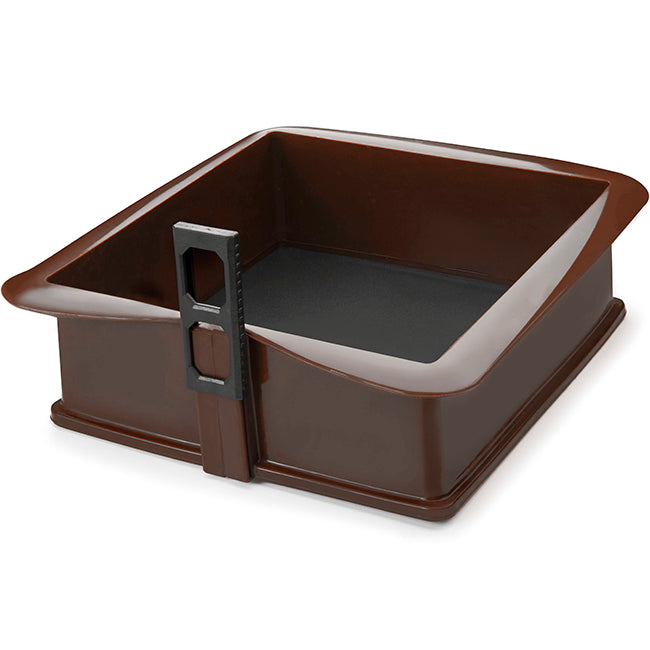 Lacor Non-Stick Detachable Silicone Square Cake Mould With Glass Base
