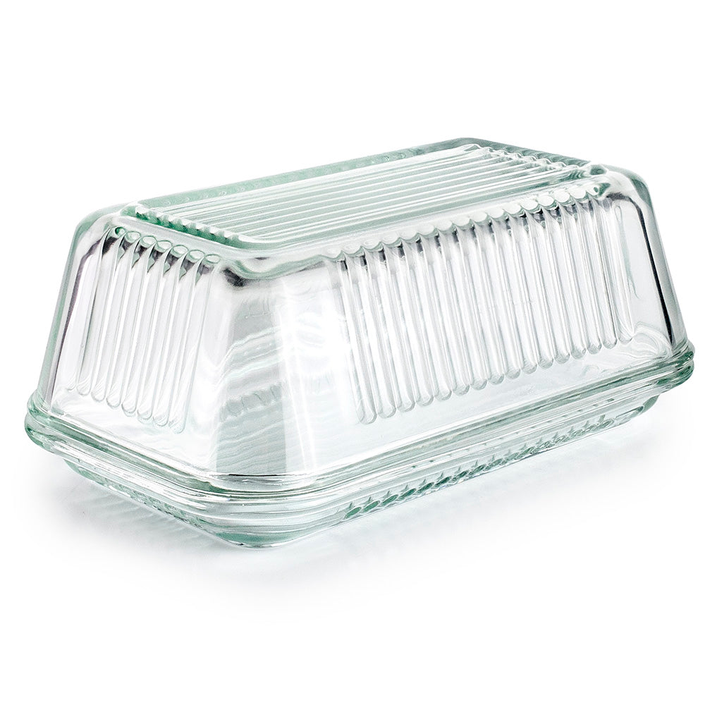Ibili Vintage Glass Butter Dish