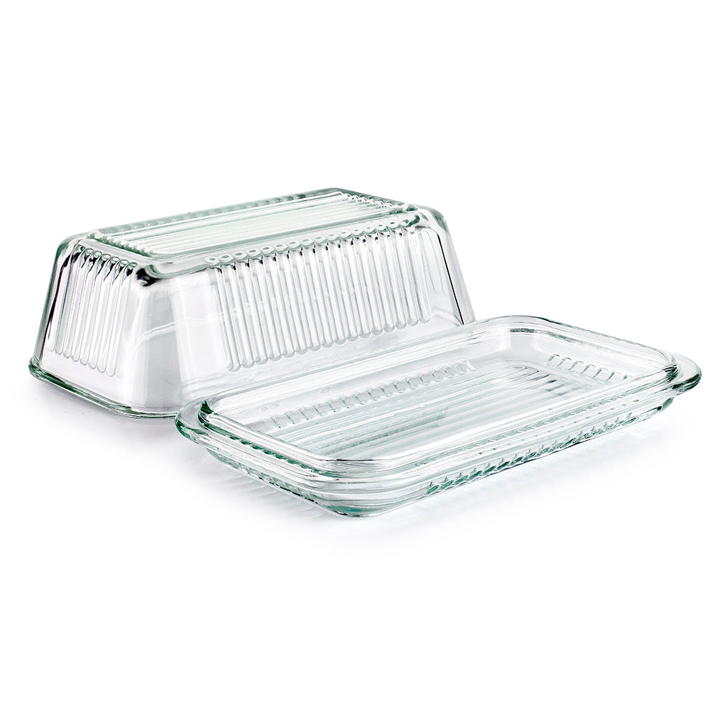 Ibili Vintage Glass Butter Dish