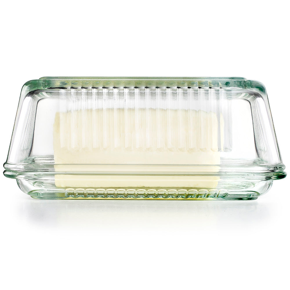 Ibili Vintage Glass Butter Dish
