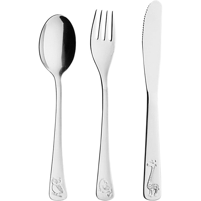 Tramontina Baby Children's Cutlery Set, 3pc
