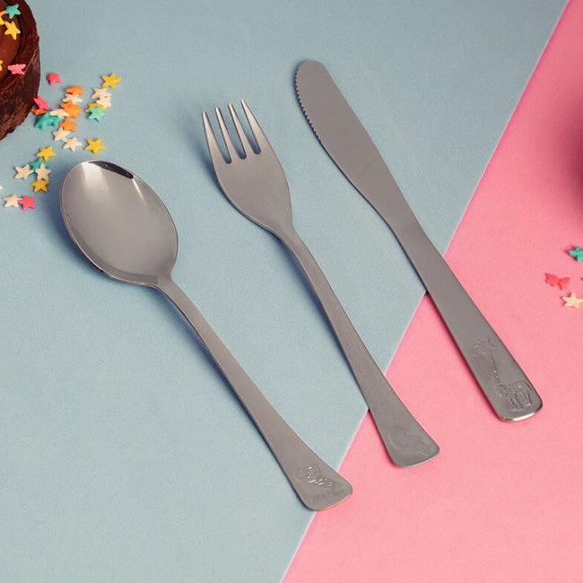 Tramontina Baby Children's Cutlery Set, 3pc
