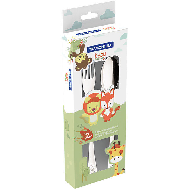 Tramontina Baby Children's Cutlery Set, 2pc