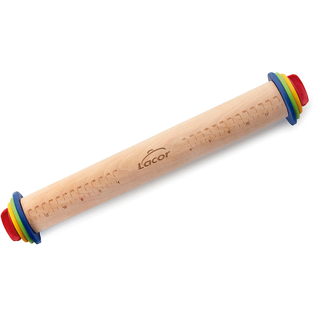 Lacor Adjustable Wooden Rolling Pin