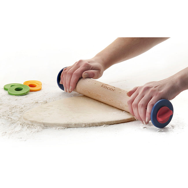 Lacor Adjustable Wooden Rolling Pin