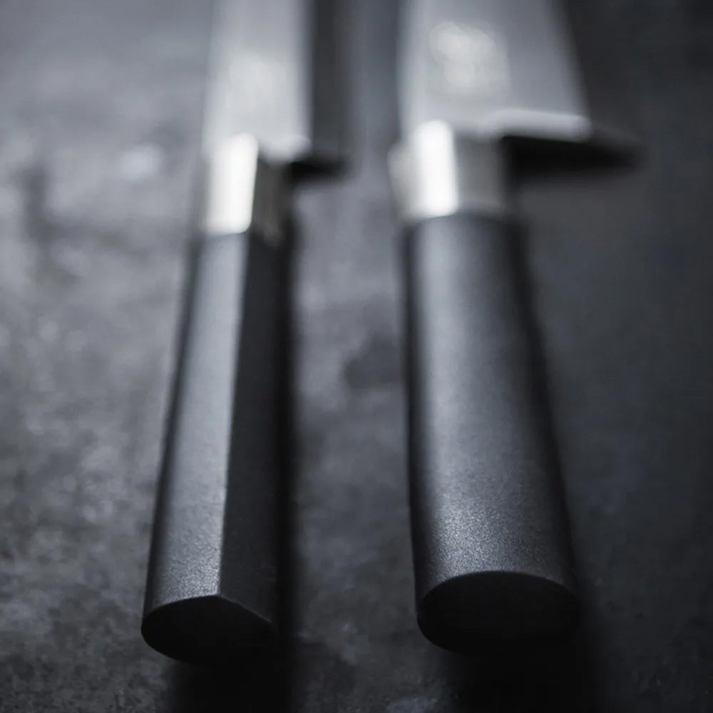 KAI Wasabi Black Deba Knife, 15cm