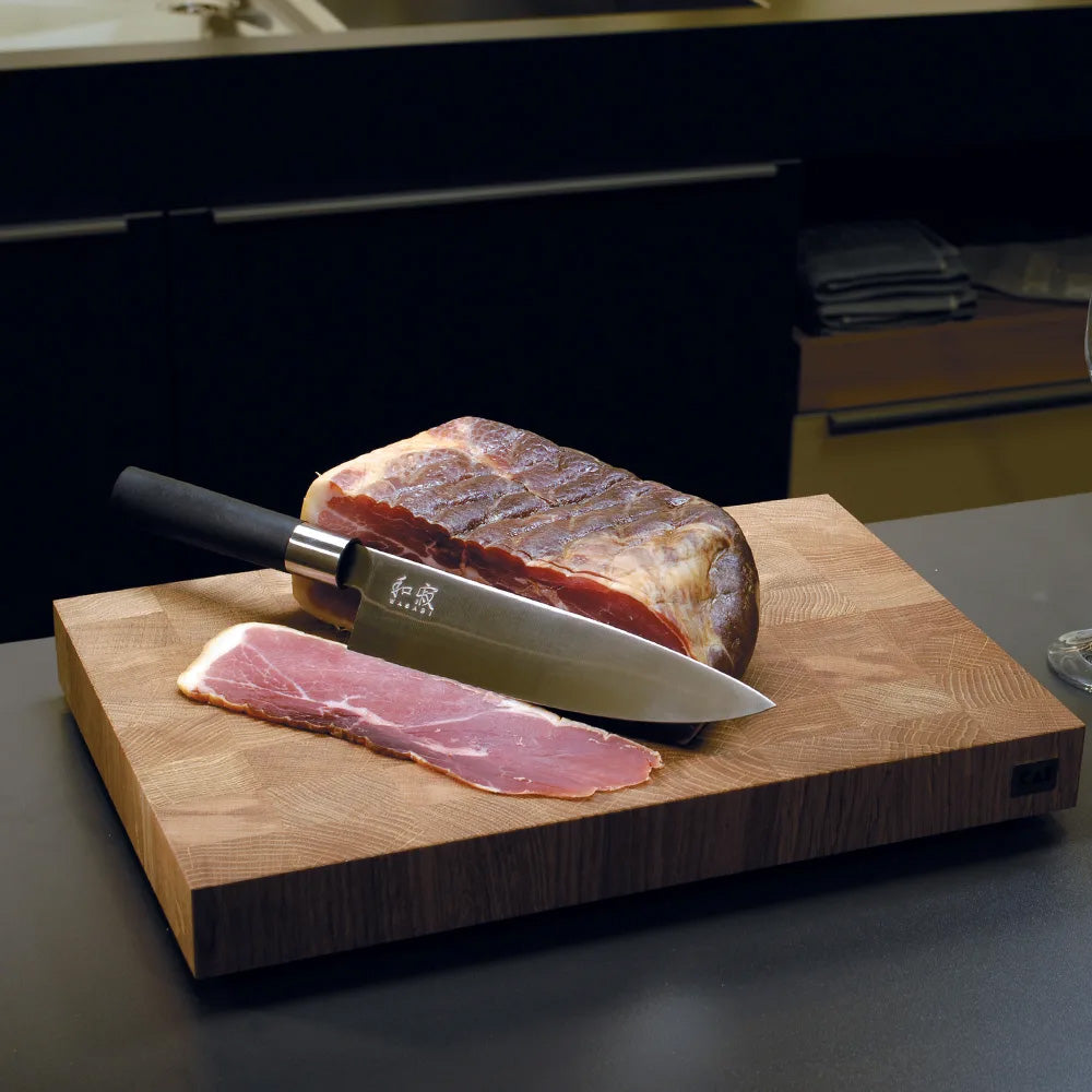 KAI Wasabi Black Deba Knife, 21cm