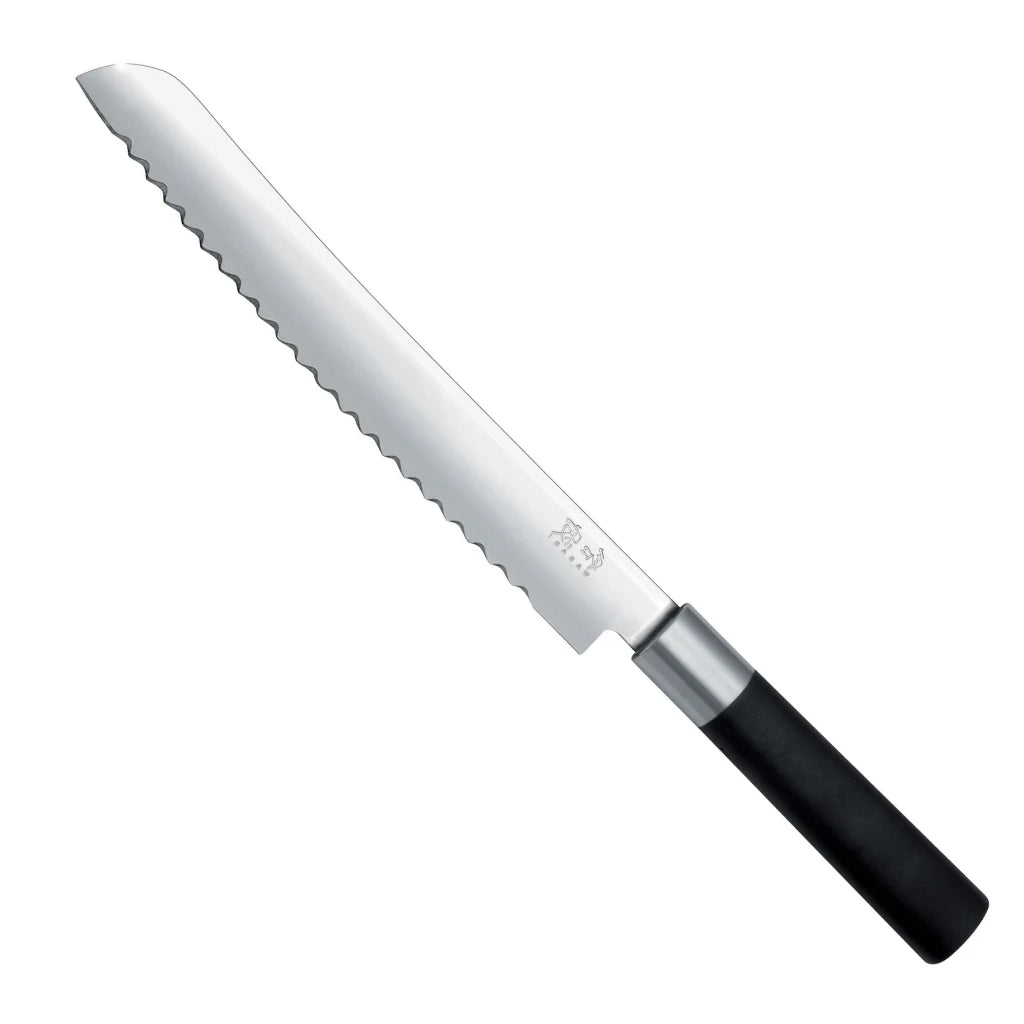 KAI Wasabi Black Bread Knife, 23cm