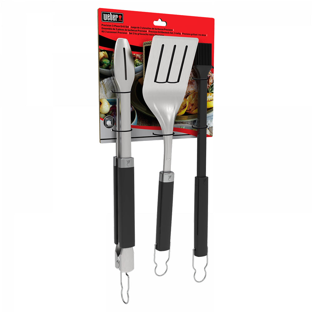 Weber Precision 3-Piece Grill Tool Set