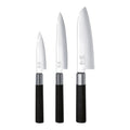 KAI Wasabi Black Knife Set, 3-Piece