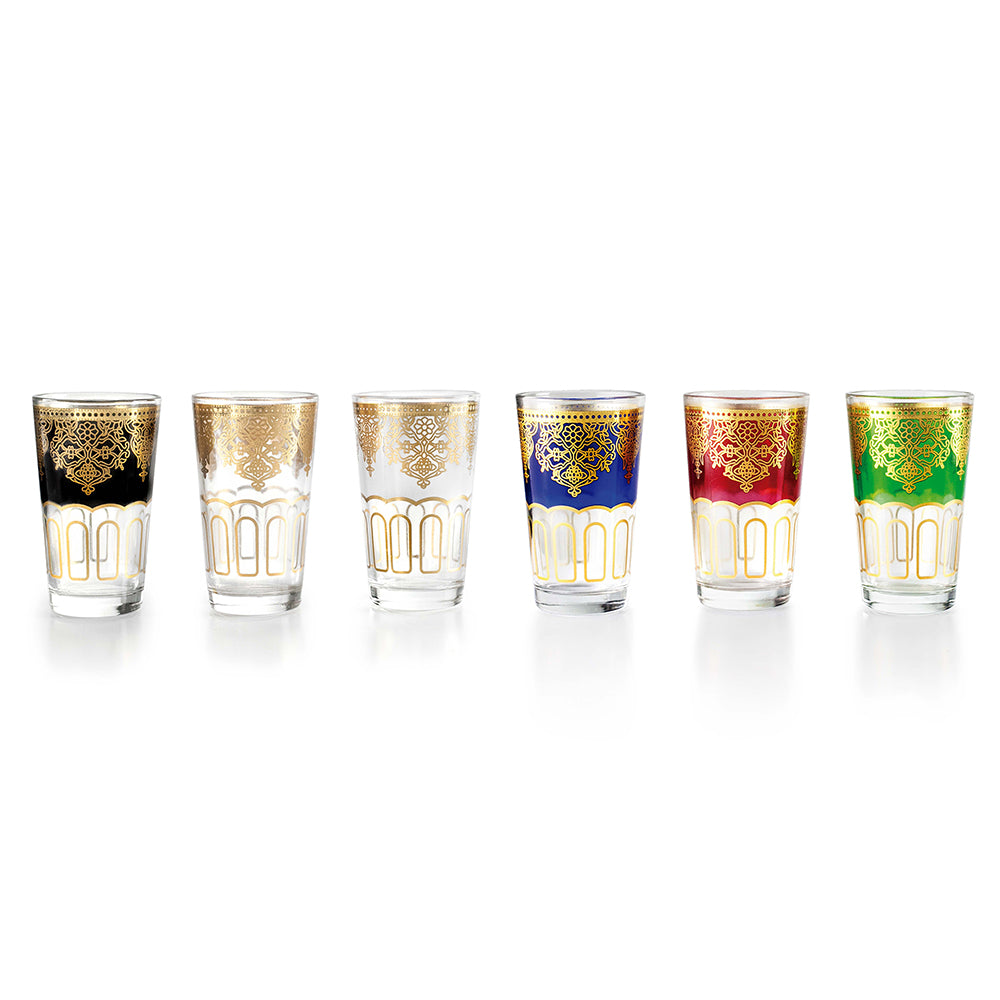Ibili Moroccan Tea Glasses, Set Of 6