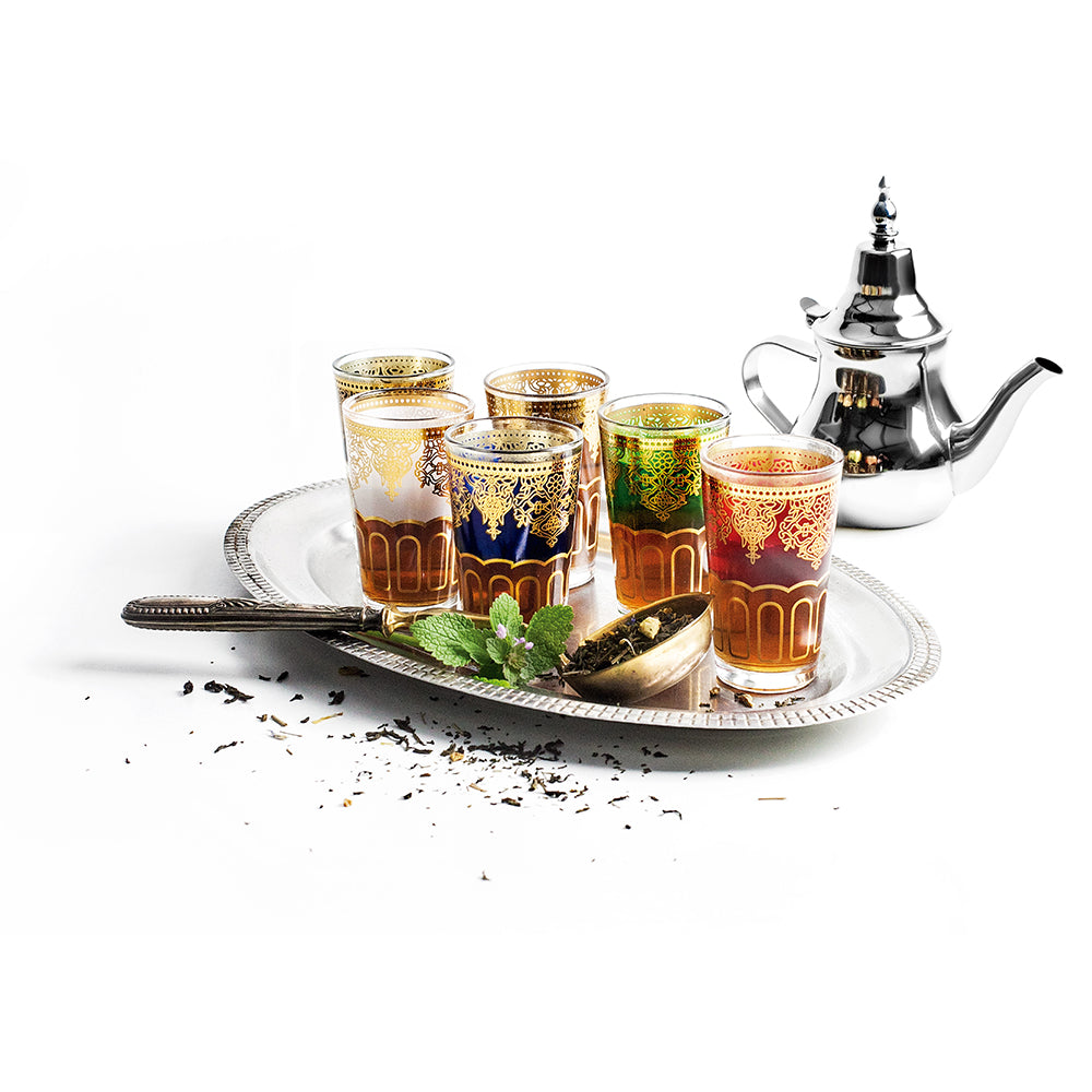 Ibili Moroccan Tea Glasses, Set Of 6