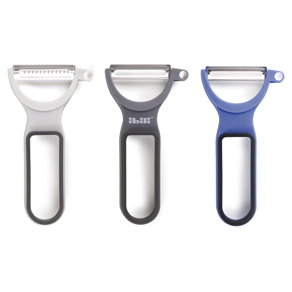 Ibili Multi-Purpose Peeler Set, Set Of 3