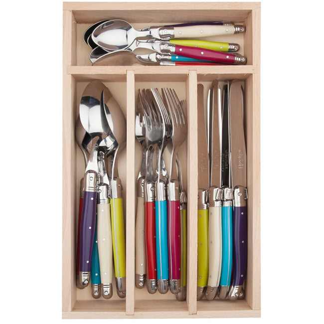 Laguiole by Andre Verdier Cutlery Set, 24pc